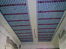 Kapilárne rohože v strope s možnosťou zavesenia stropného svietidla