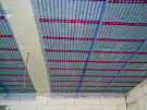 Kapilárne rohože v strope s možnosťou zavesenia stropného svietidla